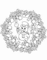 Natalizi Decorazioni Natalizie Stampare Snowman Pupazzo sketch template