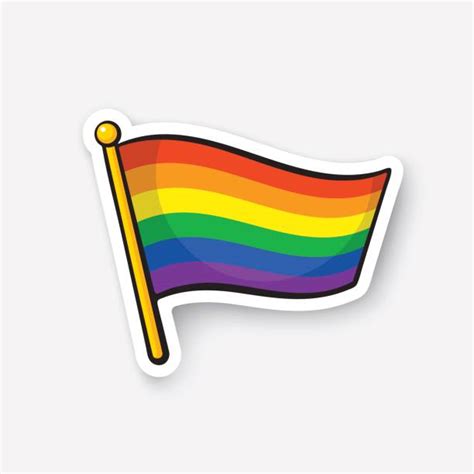rainbow flag illustrations royalty free vector graphics and clip art
