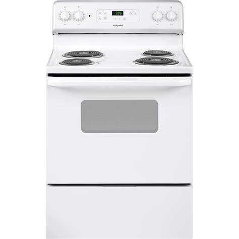 ge appliances rbsdmww hotpoint   standing standard clean electric range furniture