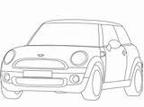 Mini Cooper Coloring Pages Printable Car Color Austin Template Print Clipart Getcolorings Side Library Popular Custom City sketch template