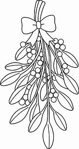 Mistletoe Coloring Pages Christmas Line Drawing Clip Clipart Kids Outline Printable Bestcoloringpagesforkids Getdrawings Holly Colorare Da Sweetclipart Choose Board sketch template
