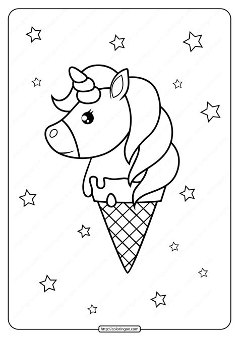 printable unicorn coloring pages  kids   ages