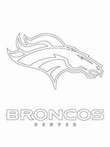 Broncos Denver Logo Coloring Pages Printable Categories sketch template