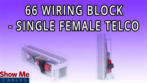 wiring block  female telco easily route  cable   home  office icsft