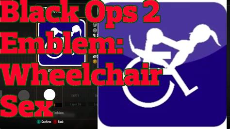 Black Ops 2 Emblem Wheelchair Sex Youtube