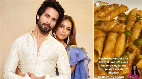 Bollywood News Mira Is The Happiest As Shahid Cooks For The First
