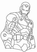 Iron Man Coloring Pages Draw Machine Half Body Drawing Easy Printable Marvel Color Print War Sewing Colour Cartoon Mask Getdrawings sketch template
