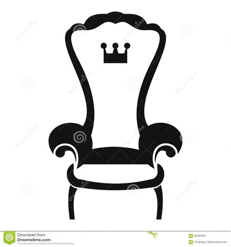 king throne chair stock photography cartoondealercom
