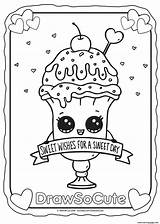 Coloring Cute Pages Draw So Printable Sundae Unicorn Colouring Sheets Ice Book Cream Printables Girls People Food Justsayin Online sketch template