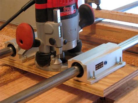 router jig  flattten large slabs finewoodworking