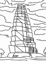 Babel Turm Kirche Bibel Babylon Malvorlagen Turmbau Toren Niños Pisa Biblia Babele Malvorlage Basteln Supercoloring Zeichnung Rätsel Religionsunterricht Páginas sketch template