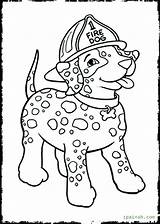 Coloring Pages Fire Dalmatian Dog Safety Sparky Week Getcolorings Printable Dragon Real sketch template