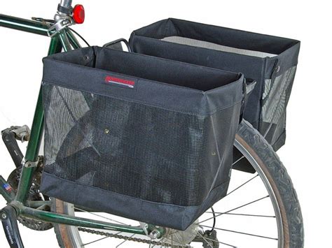 bushwhacker omaha bicycle grocery pannier cycling rack basket bike rear bag rear accessories