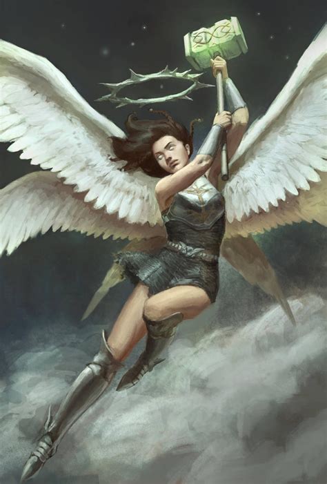 Aasimar Dandd Character Dump Angel Warrior Fantasy Art Angels Angel