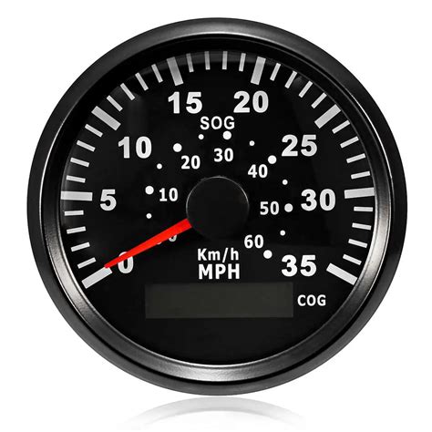 kmh mph gps speedometer digital gauge odometer receiver stainless steel motorcycle car