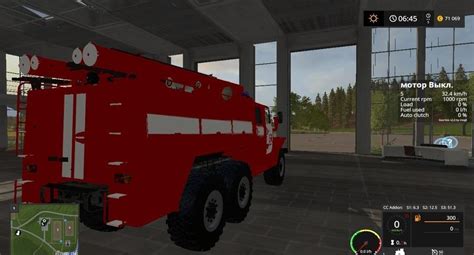 ural fire truck  fs farming simulator  mod fs  mod