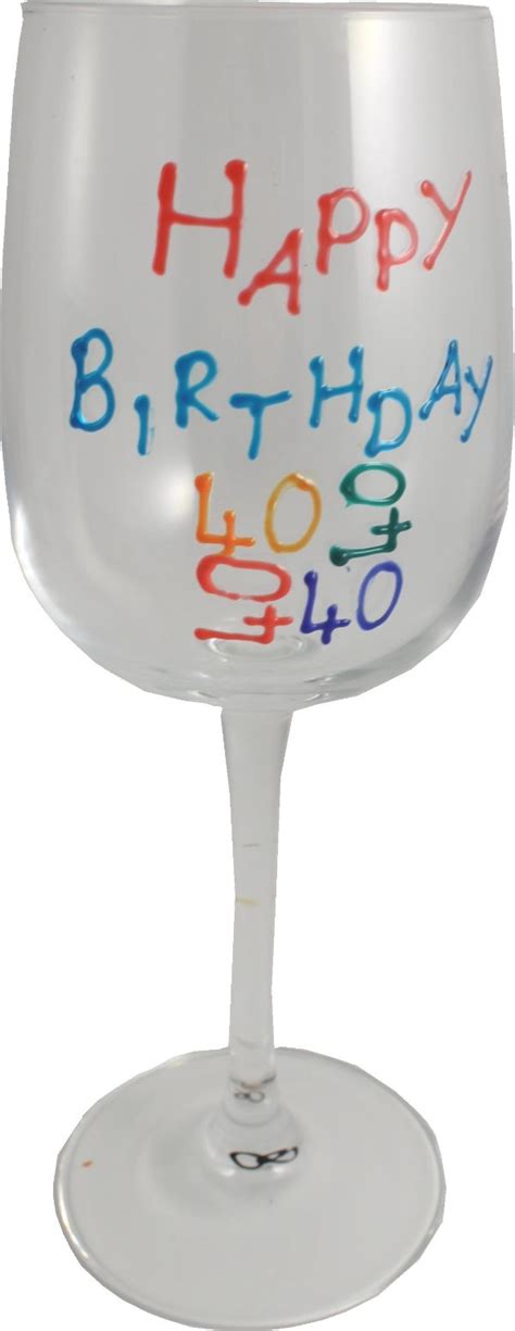 birthday gift wine glass brights dreamaircouk