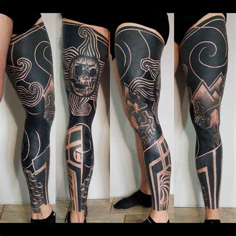 black leg tattoo sleeve best tattoo ideas gallery
