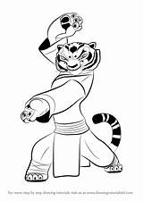 Kung Tigress Pesquisa Colouring sketch template