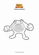 Pokemon Poliwrath Supercolored Dibujo Glumanda Malvorlagen Machamp sketch template