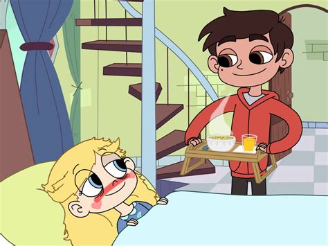 Marco Diaz Takes Care For Star Butterfly Is Sick By Deaf