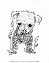Pup Julie Kukreja sketch template