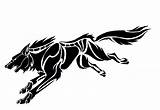 Tribales Lobos Feroces Wolf Symbols sketch template