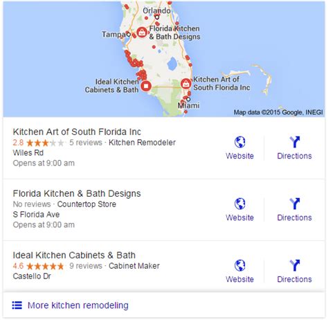google local listing  pack    means  local businesses