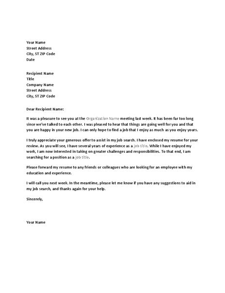 letter requesting assistance  job search lettering job search