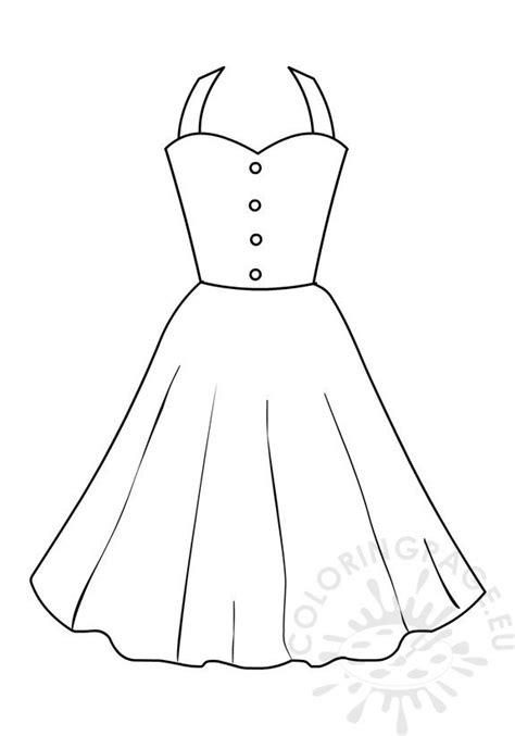 coloring page girls summer dresses  women coloring page