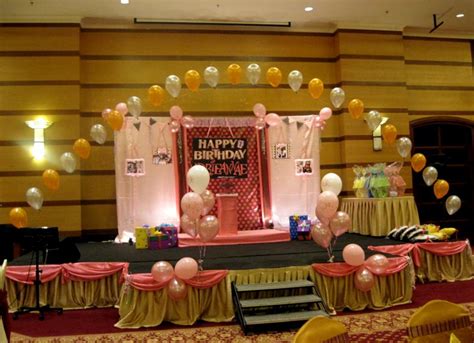 party decoration birthday stage project  result