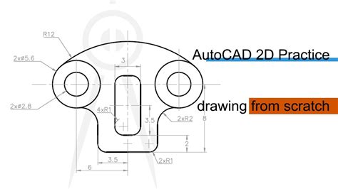 autocad practice drawing  annotations  scratch dezign ark