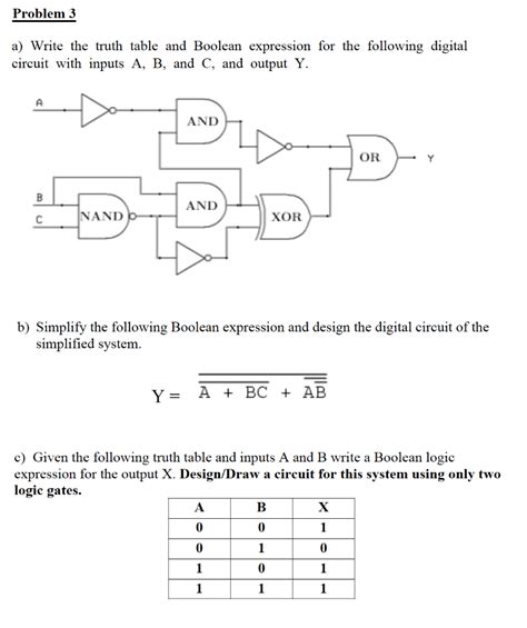 solved problem   write  truth table  boolean cheggcom