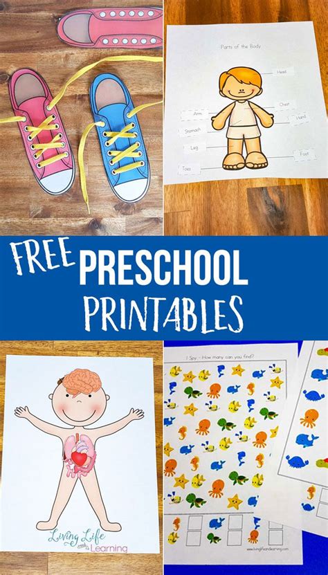 pin   preschool printables