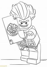 Lego Joker sketch template