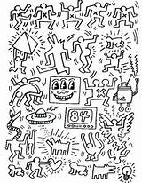 Haring Keith Coloring Pages Pop Adults Adult Roy Lichtenstein Created Justcolor Painting Masterpieces Kiss Da Color Getcolorings Ll Also These sketch template