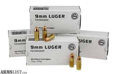 Armslist For Sale Geco And Federal 9mm Fmj 115 Gr