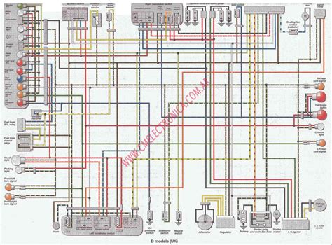 kawasaki zzr  wiring diagram