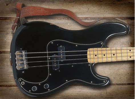 Iconic Roger Waters Black Fender Precision Bass