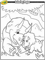 Triceratops Crayola Realistic Coolest Stlmotherhood sketch template