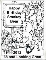 Coloring Prevention Wildfire Fire Safety Virginia Information Sheet Smokey Bear sketch template
