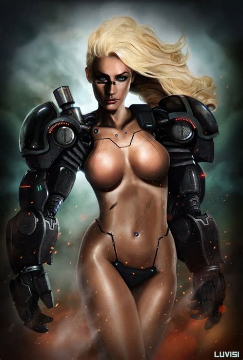 divinity picture 2d sci fi girl woman cyborg sexy