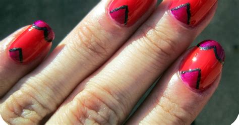 concrete and nail polish heart parts valentine s day nails