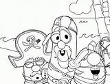 Coloring Pages Veggie Tales Veggietales Larry Boy Pirates Miss Jonah Will Kids Ultimate Color Web Site Pickle Dave Giant Movie sketch template