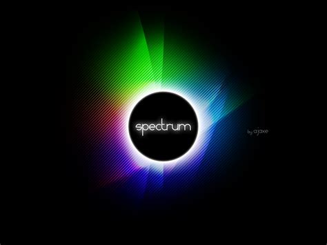 spectrum logo wallpaper  ajaxe  deviantart
