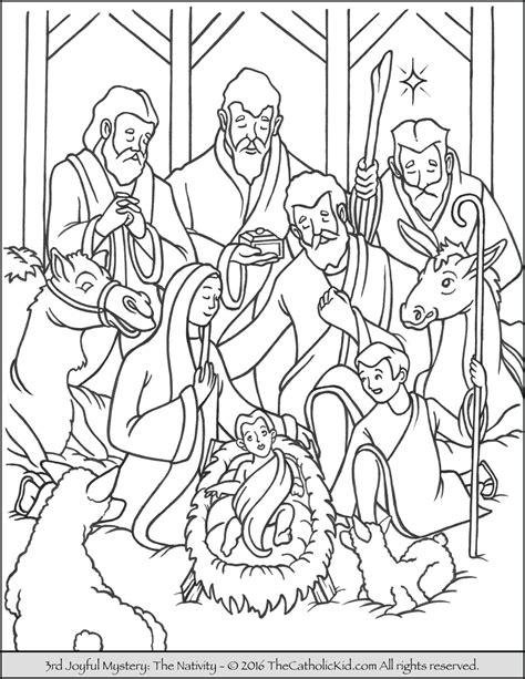 nativity coloring page wwe coloring pages nativity coloring pages