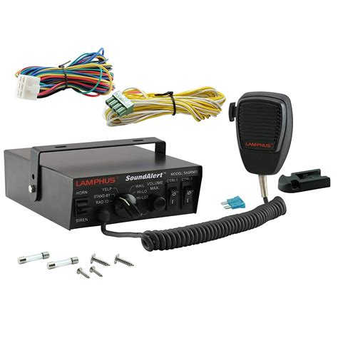 soundalert   police siren pa system amplifier controller handheld microphone hands