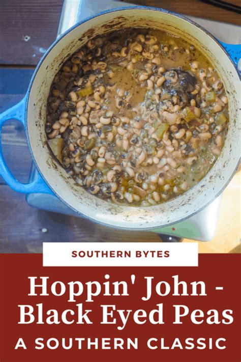 hoppin john new years day black eyed peas southern bytes
