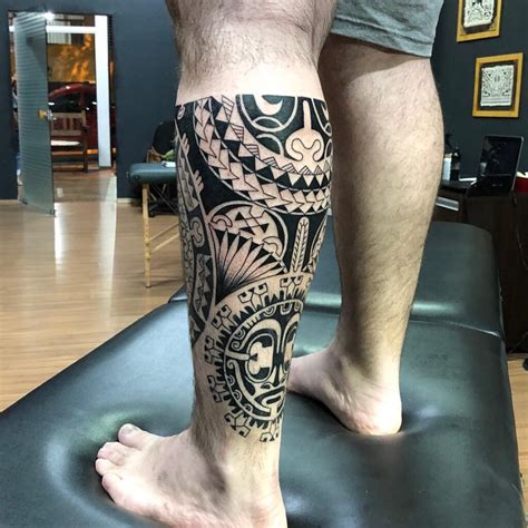 sintetico  tatuagem na perna masculina bargloria