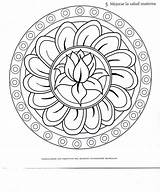 Flores Ausmalbilder Spirituell sketch template